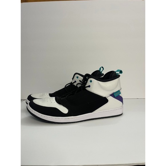 Size 15 - Air Jordan Fadeaway Black White